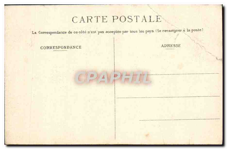 CPA Chateauroux La Petite Fadette Berrichonne du monument commemoratif de la guerre de 1870 Militaria  — Rückseite