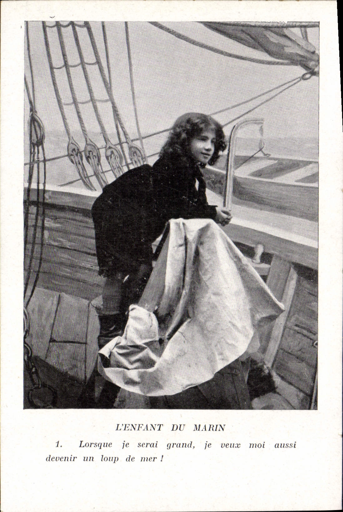 CPA Fantaisie Enfant Marin L'enfant du marin