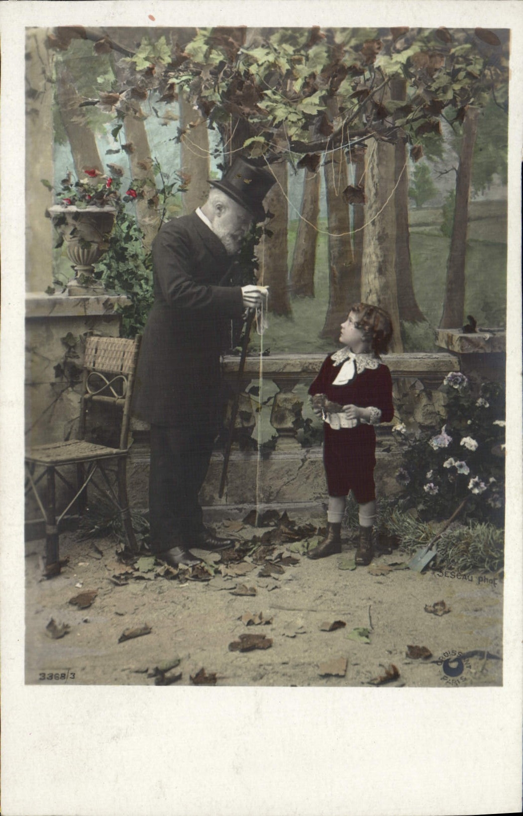 CPA Fantaisie Enfant Le Secret de bebe poesie de Provancal
