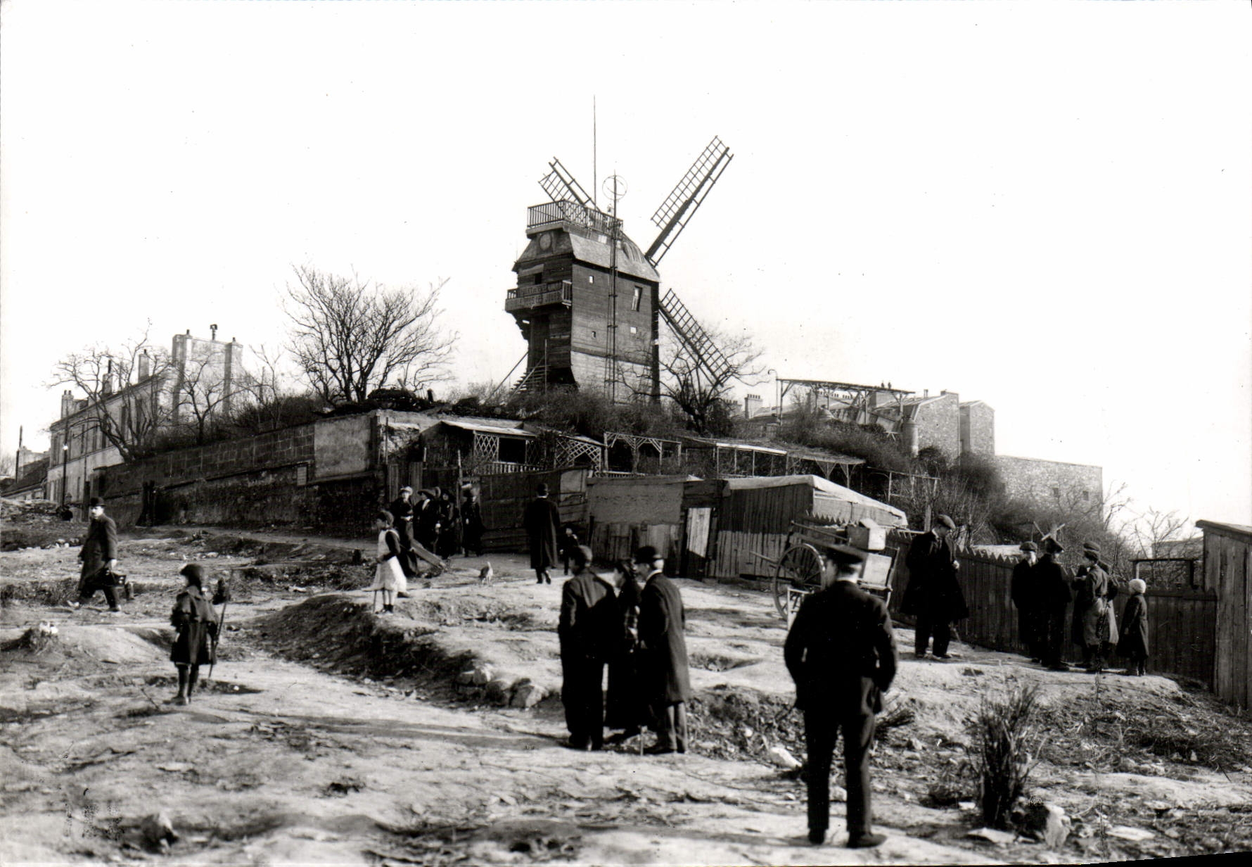 REPRO Paris 1900 Le Moulin de la Galette