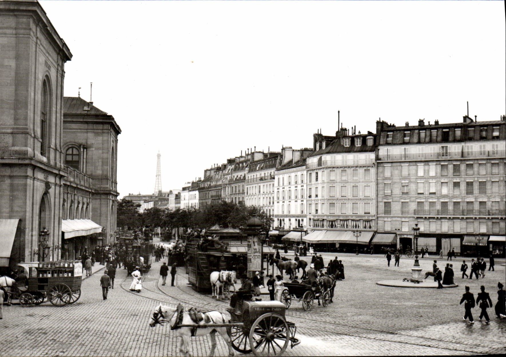 REPRO Paris 1900 Gare Montpartnasse Place de Rennes