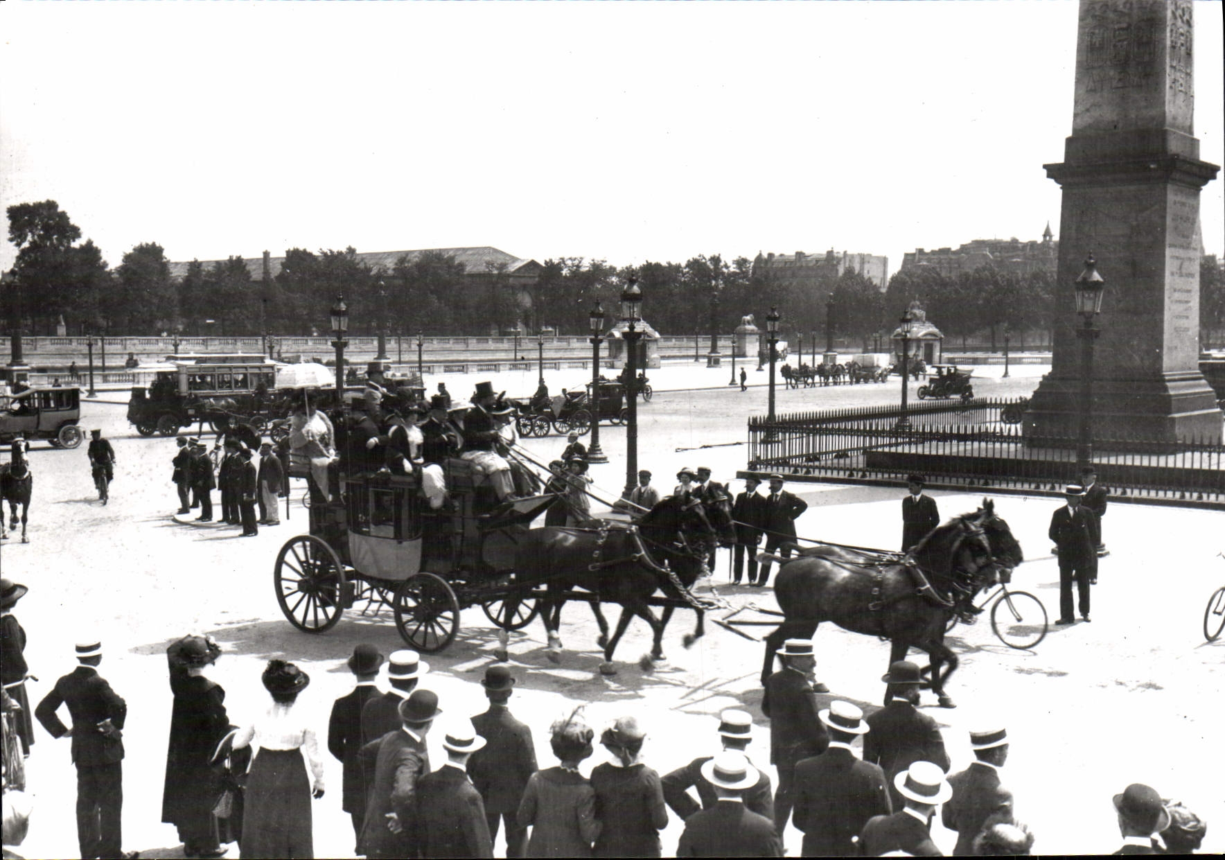 REPRO Paris Place de la Concorde Cheval