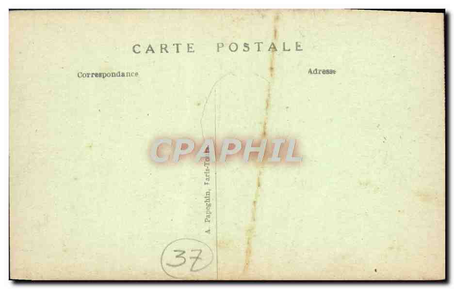 CPA Chinon Le Vieux Chinon d'apres une gravure — Rückseite