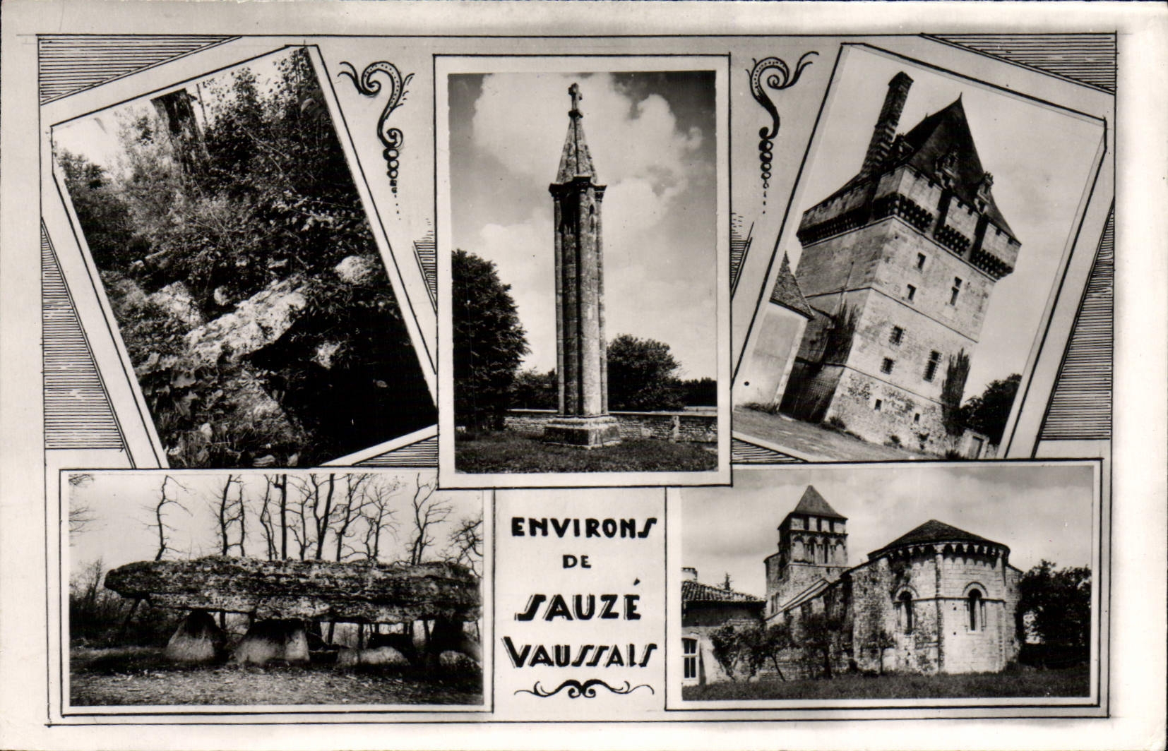 Environ de Sauzé-Vaussais — Édition R. Brillanceau, n° 10.612