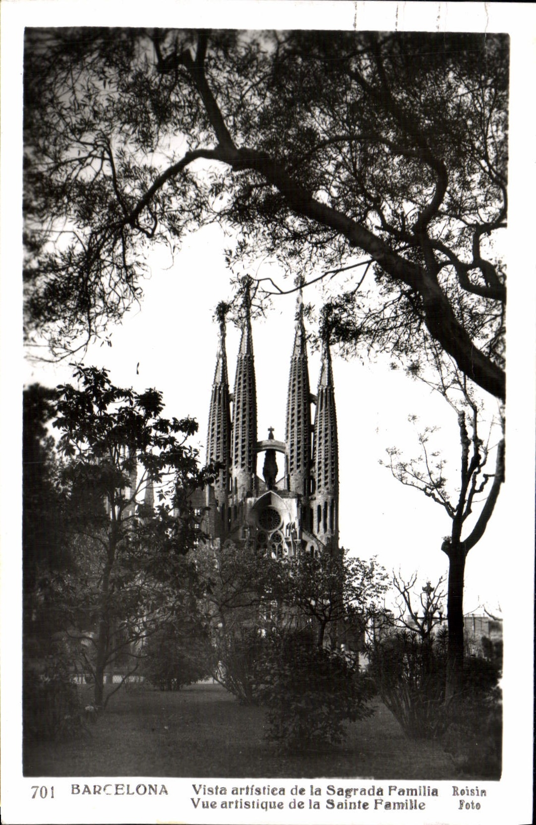 Barcelone — Vue artistique de la Sagrada Família — Roisin Foto n°701