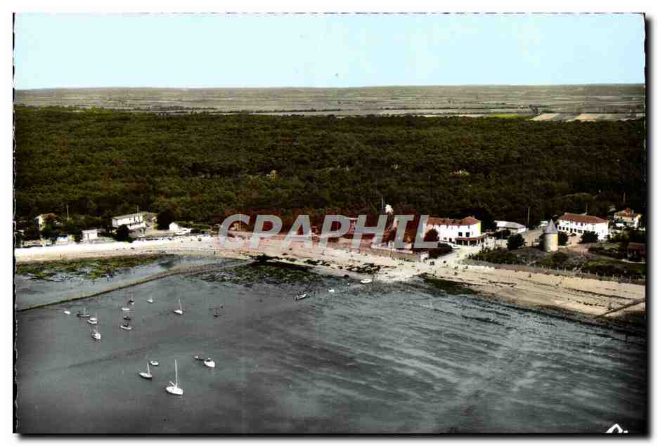 Jard-sur-Mer — Le Port et la Plage — Vue aérienne — Combiér Imp. (S.-et-L.)