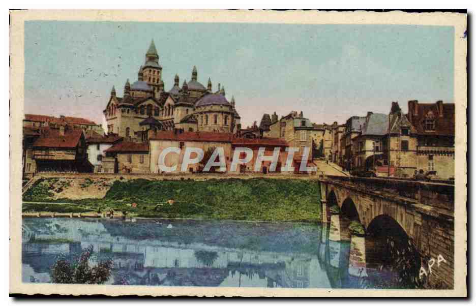 CPA Perigueux Pont des Barris et le Greffe
