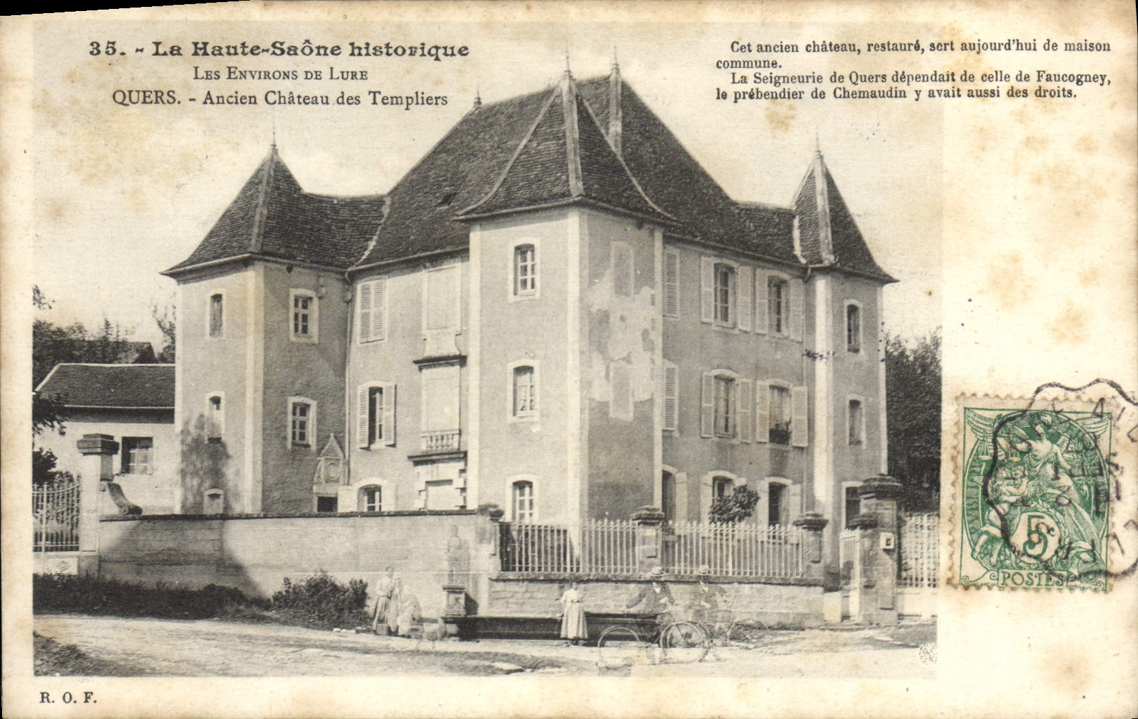 Quers - Ancien Château des Templiers — Les Environs de Lure — R.O.F. n°35