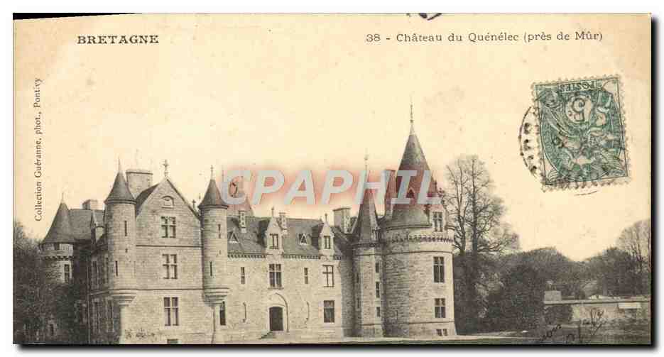 CPA Bretagne Chateau du Quenelec pres de Mur 