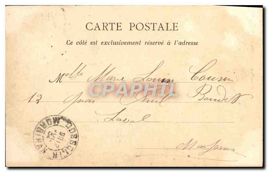 CPA Bretagne Chateau du Quenelec pres de Mur  — Rückseite
