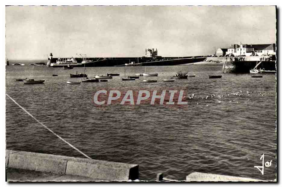 CPM Presqu'ile de Quiberon Port Maria et le chateau de Berg ar Lan 
