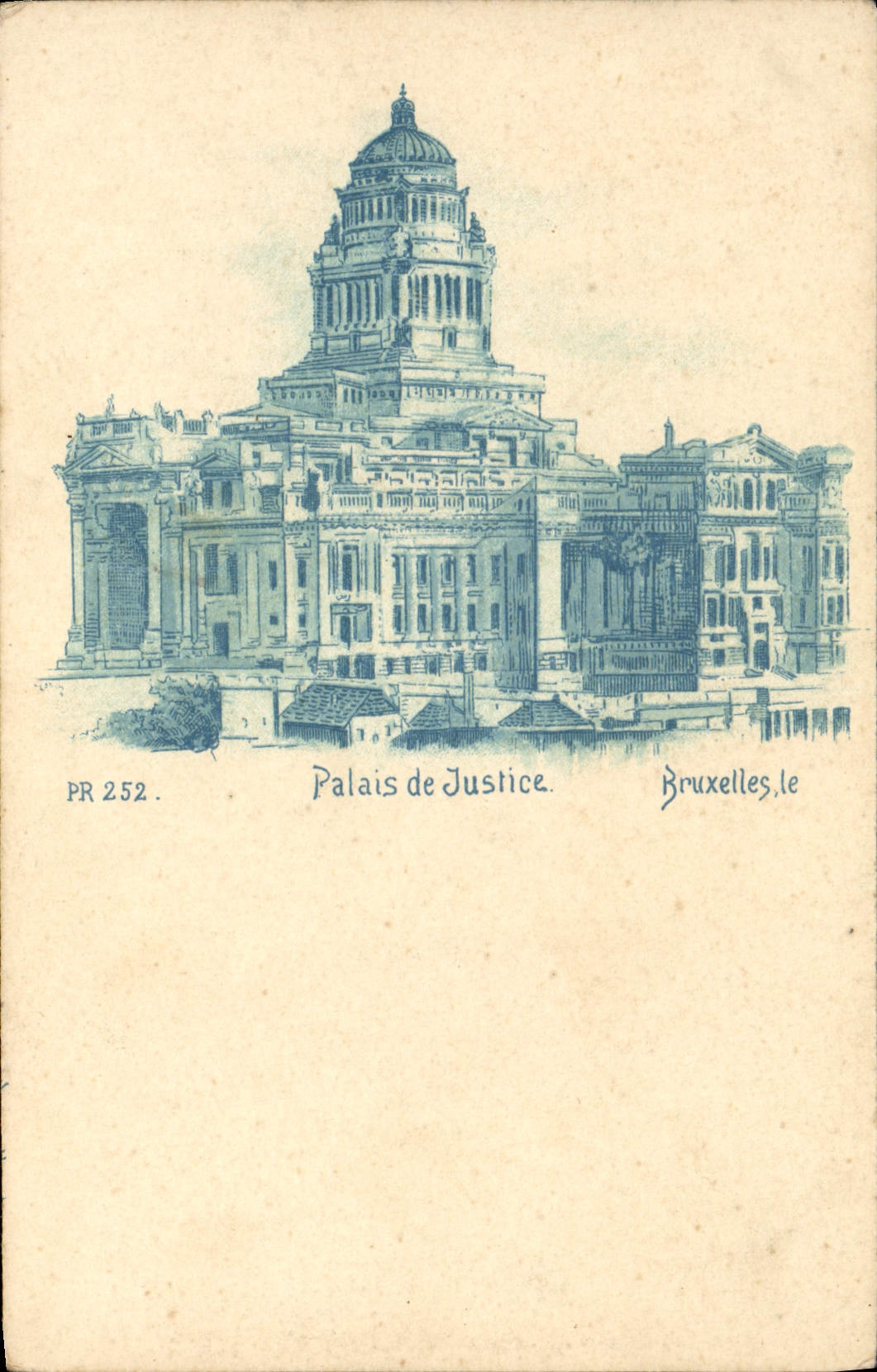 CPA Bruxelles Palais de Justice