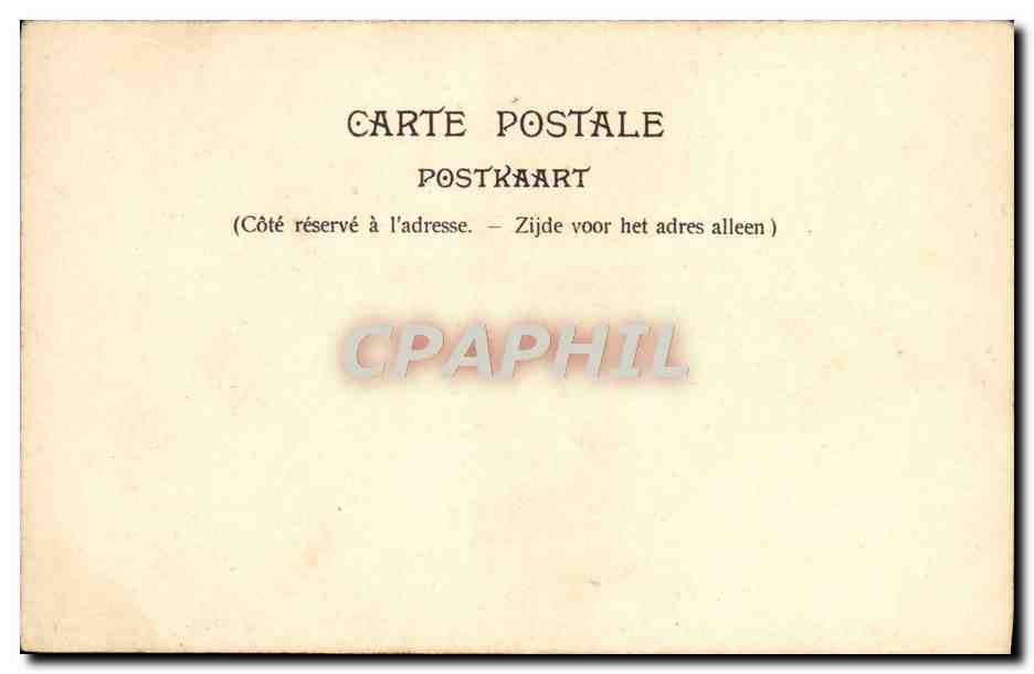 CPA Bruxelles Palais de Justice — Verso