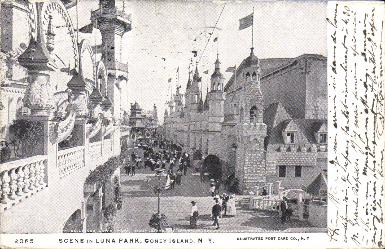 CPA Scenes In Luna Park Coney Island