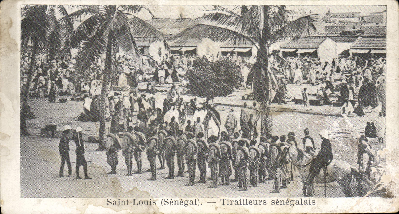 CPA Saint Louis Tirailleurs Senegalais