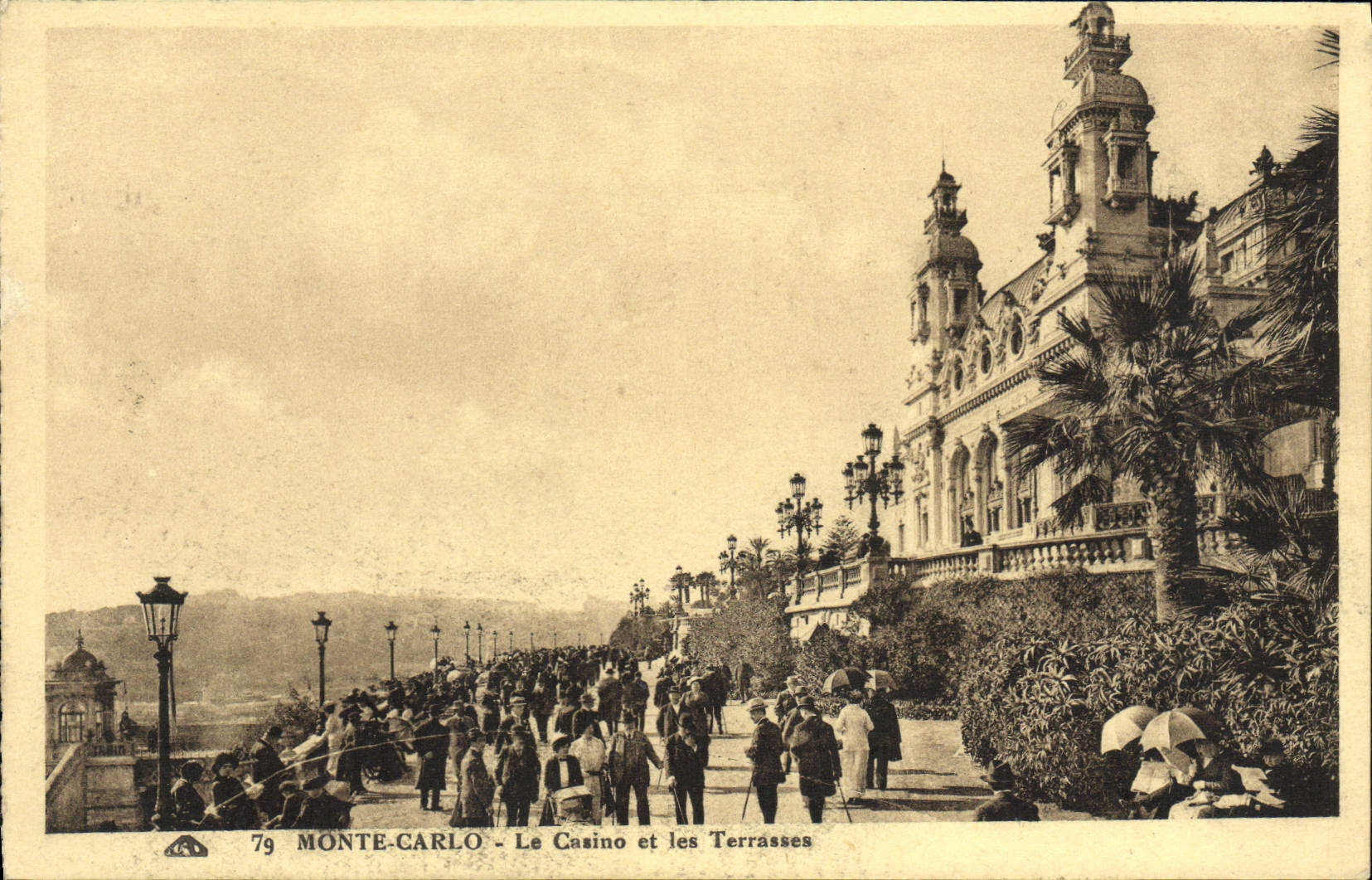 MONTE-CARLO - Le Casino et les Terrasses — éditeur non identifié, n° de série 79
