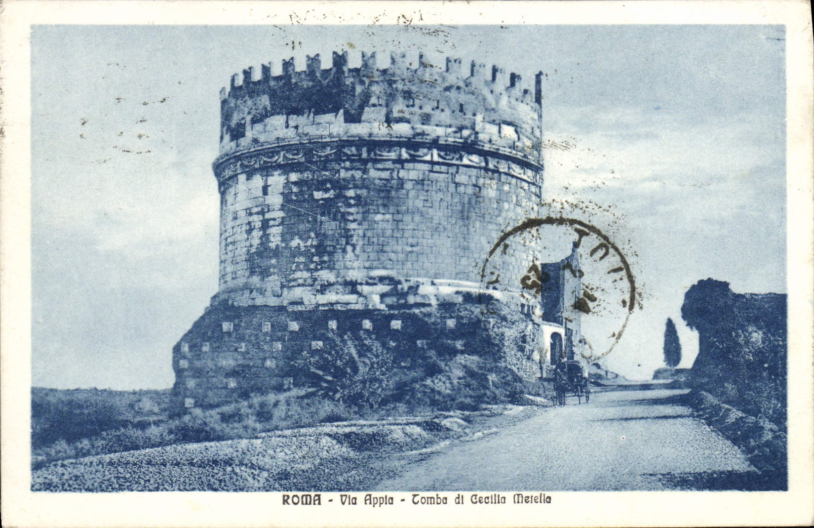 CPA Roma Via Appla Tomba di Cecilla Metello