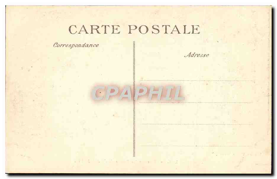 CPA Ypers La Grand Place et lae Ruines de L'Hotel de Ville Militaria — Back