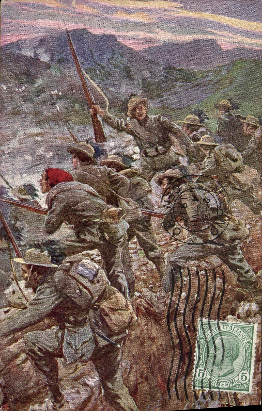 CPA Salvadori La guerre nostra Militaria 