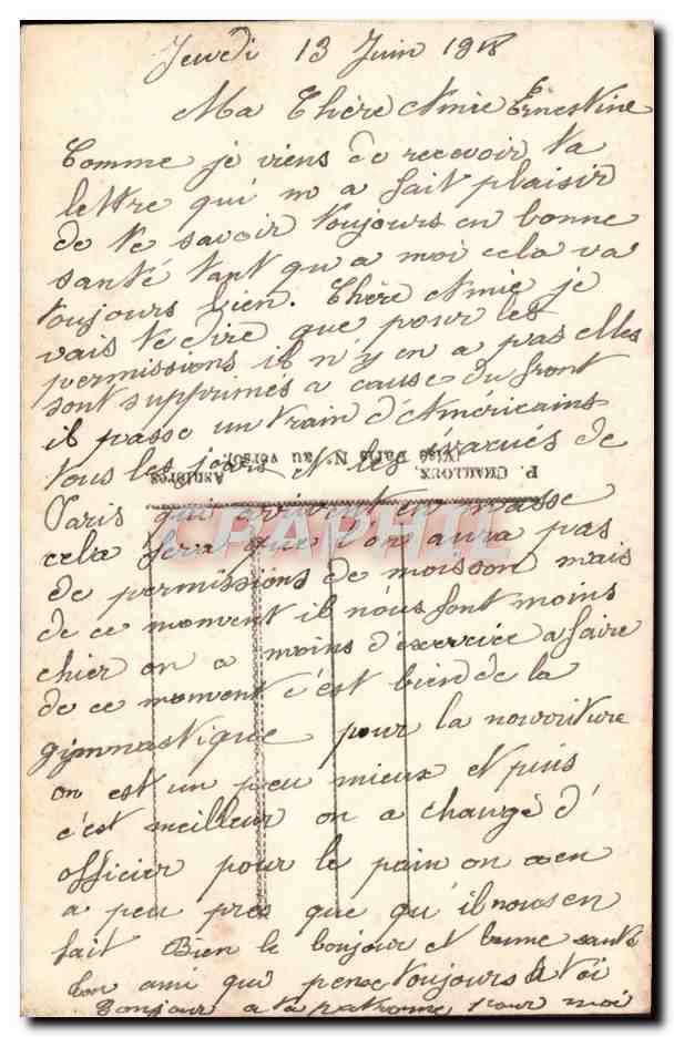 Femme en robe à volants — carte postale illustrée — Suzy n°380 — Reverso