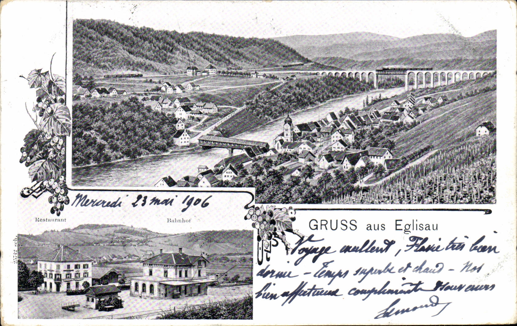 CPA Gruss aus Eglisau