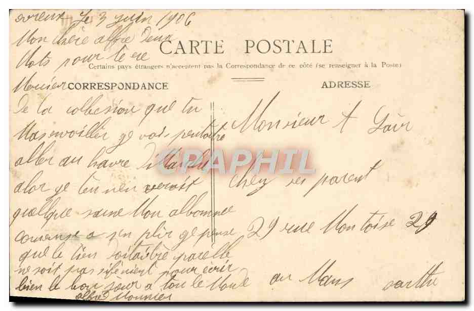Normannisches Kleid — VIII — Besnier, phot., Lisieux — Rückseite