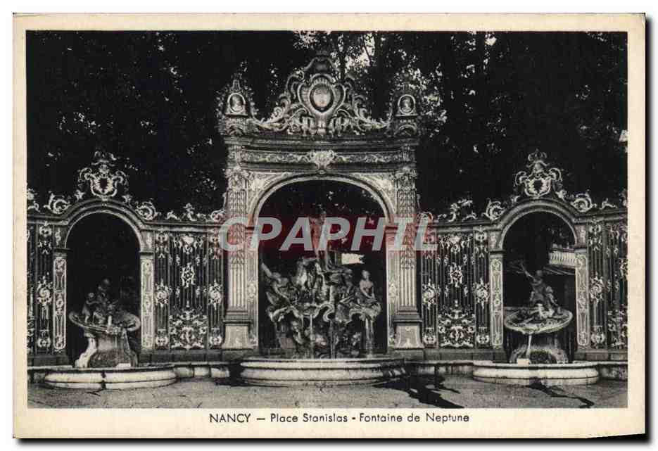 CPA Nancy Place Stanislas Fontaine de Neptune