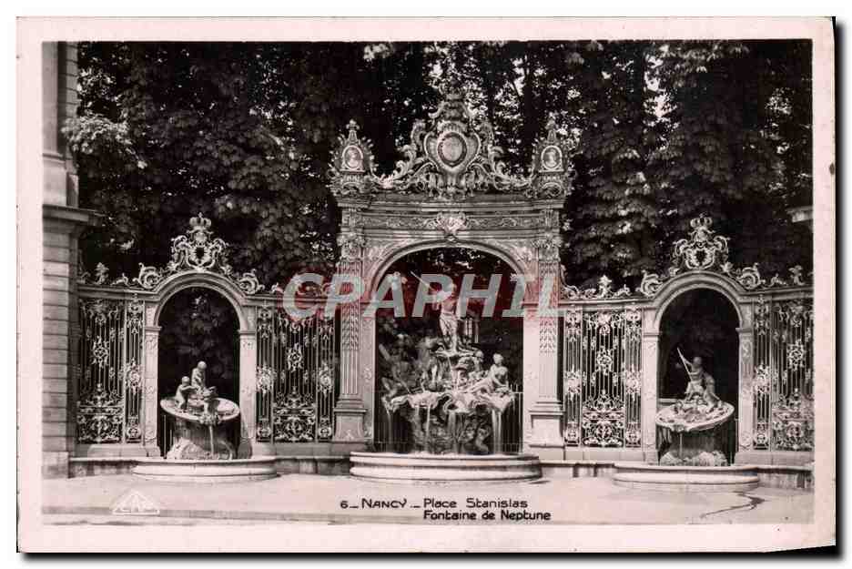Nancy - Place Stanislas - Fontaine de Neptune