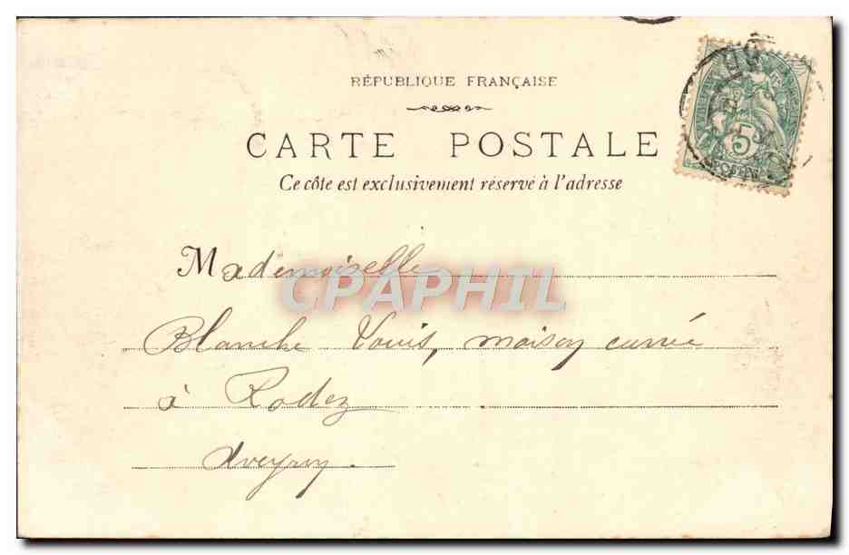 CPA Nimes Vue Generale de la Fontaine — Rückseite