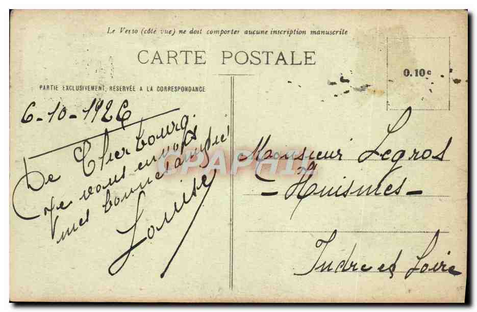 CPA La Normandie Pittoresque Ou qu'sont les marchies Folklore  — Verso