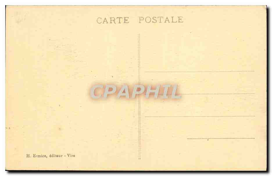 CPA Ancienne Normandie Un des aspects de la coffe dite Bourgogne Environs de Caen Folklore  — Verso