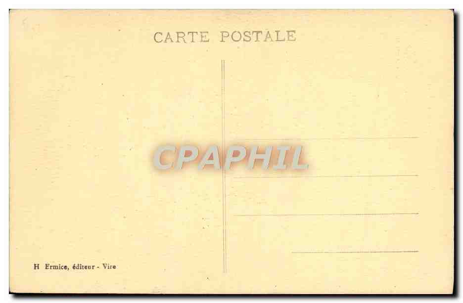 CPA Ancienne Normandie Coiffe Granvillaise Folklore  — Verso