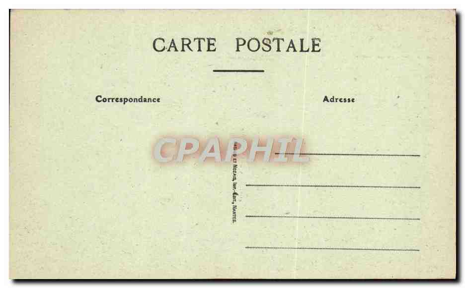 CPA Nantes Cheminee de la Maison du Guiny — Rückseite