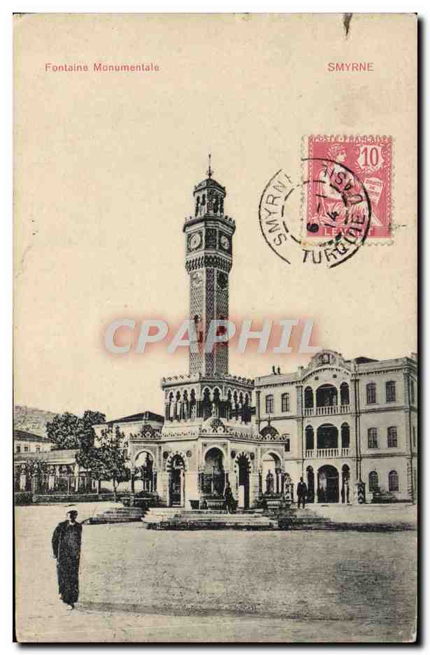 CPA Smyrne Fontaine Monumentale