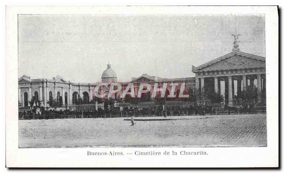 CPA Buenos Aires Cimetiere de la Chacarita