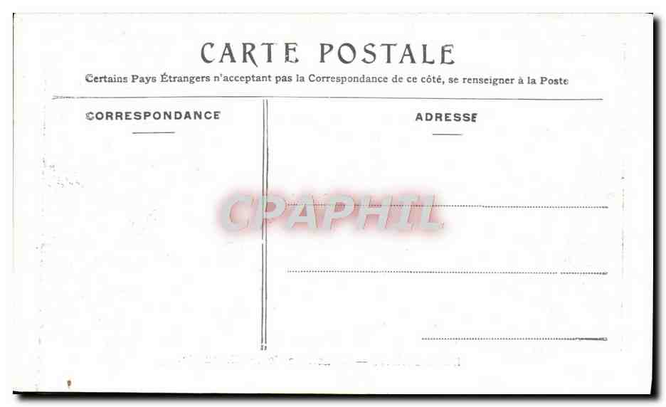 CPA Buenos Aires Cimetiere de la Chacarita — Rückseite
