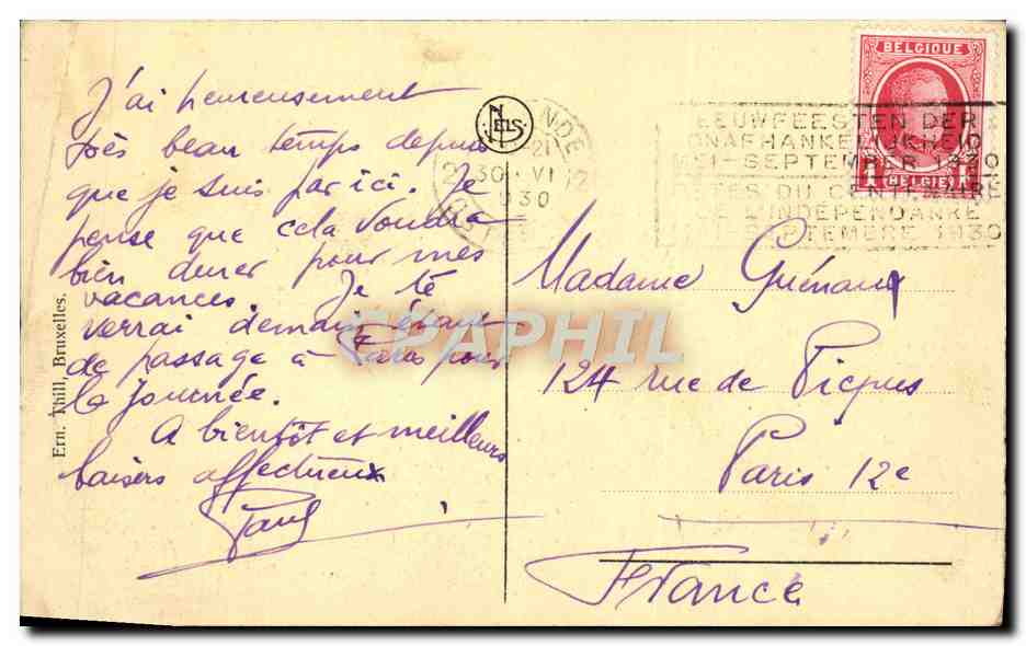 CPA Ostende Les Barques De Pecheurs Bateaux — Rückseite