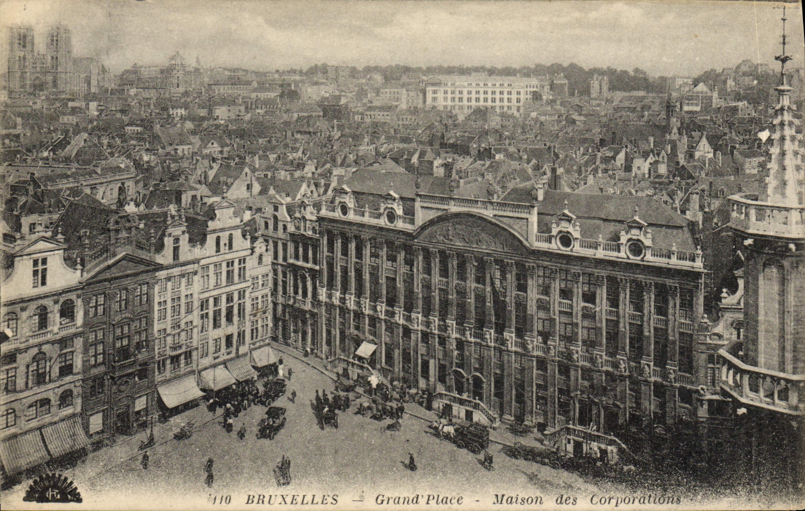 Bruxelles — Grand'Place — Maison des Corporations — éditeur H. Georges, n°110
