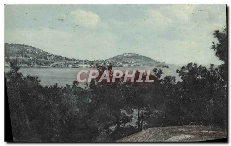 CPA Constantinople L'ile de Halki prise de Prinkipa 