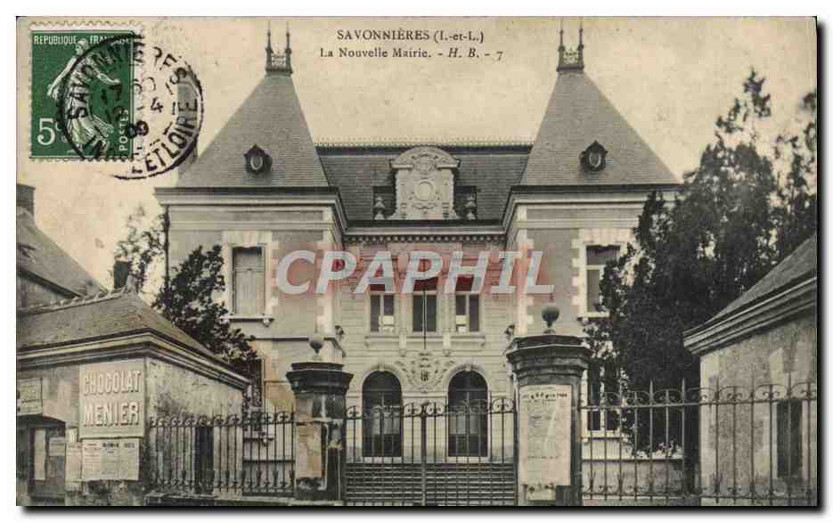 CPA Savonnieres La Nouvelle Mairie