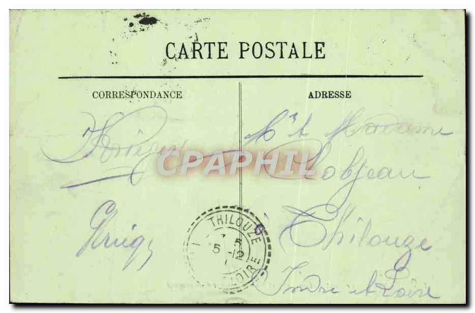 CPA Brest Le pont National Ouvert Pour Le Passage D'Un Cuirasse Bateau — Verso