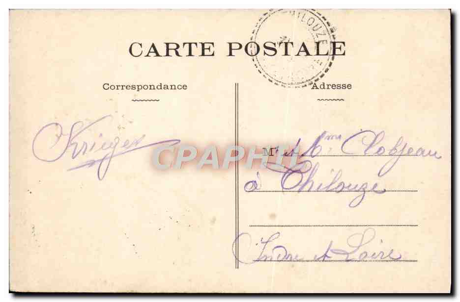 St-Nazaire (L.-Inf.) - Le Cuirassé la "Liberté" — Collection E. Poulain, St-Nazaire — Verso
