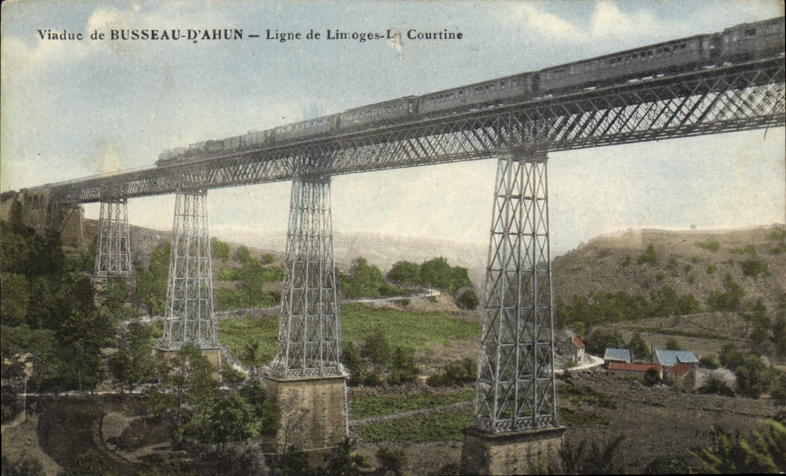 Viaduc de Busseau-d'Ahun — Ligne de Limoges-La Courtine