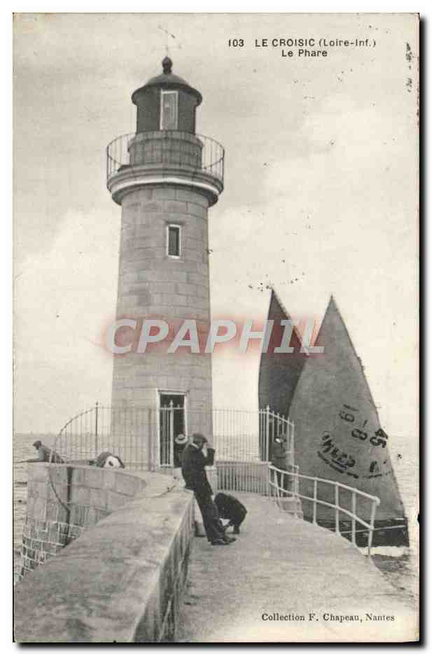 CPA Le Croisic Le Phare Bateau