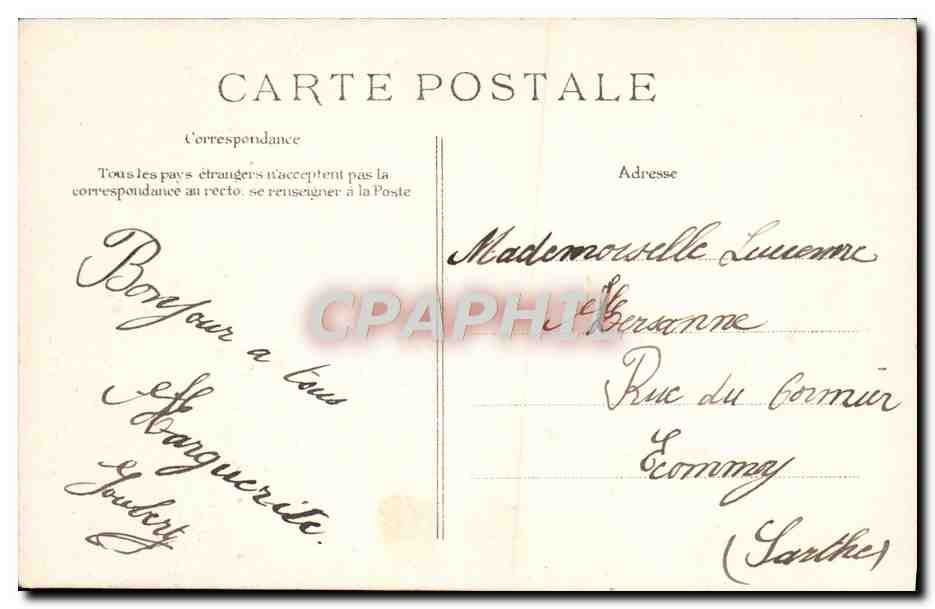 Saint-Malo — El sepulcro de Châteaubriand — Costa de la Esmeralda — Editor E.P.D. n°2889 — Reverso