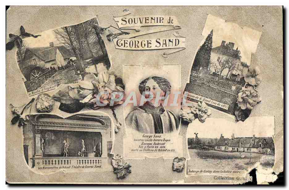 CPA Souvenir De George Sand
