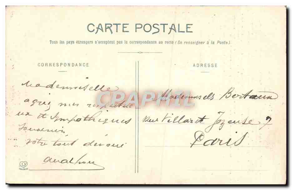 CPA La Mort Du Poete Armand Silvestre Toulouse — Rückseite