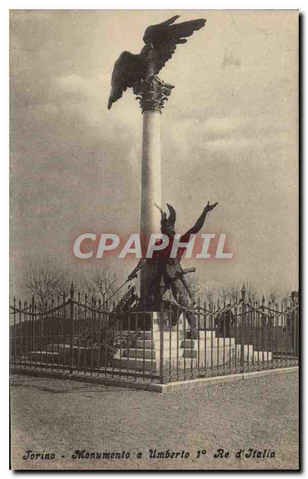 CPA Torino Monumento A Umberto 1 Re D'Italia Aigle