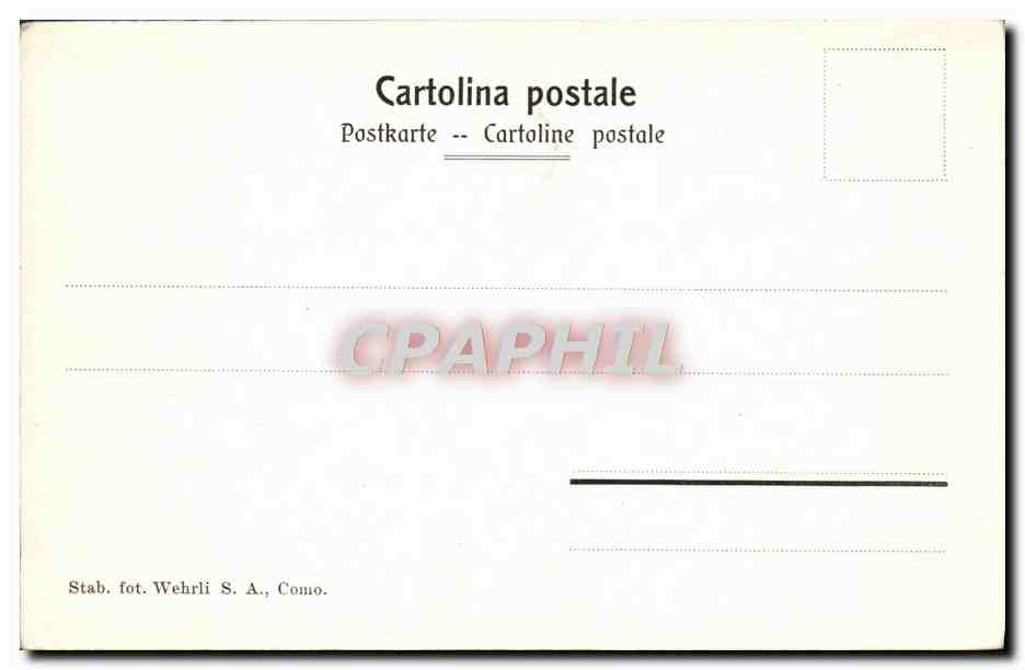 CPA Isola Bella — Rückseite