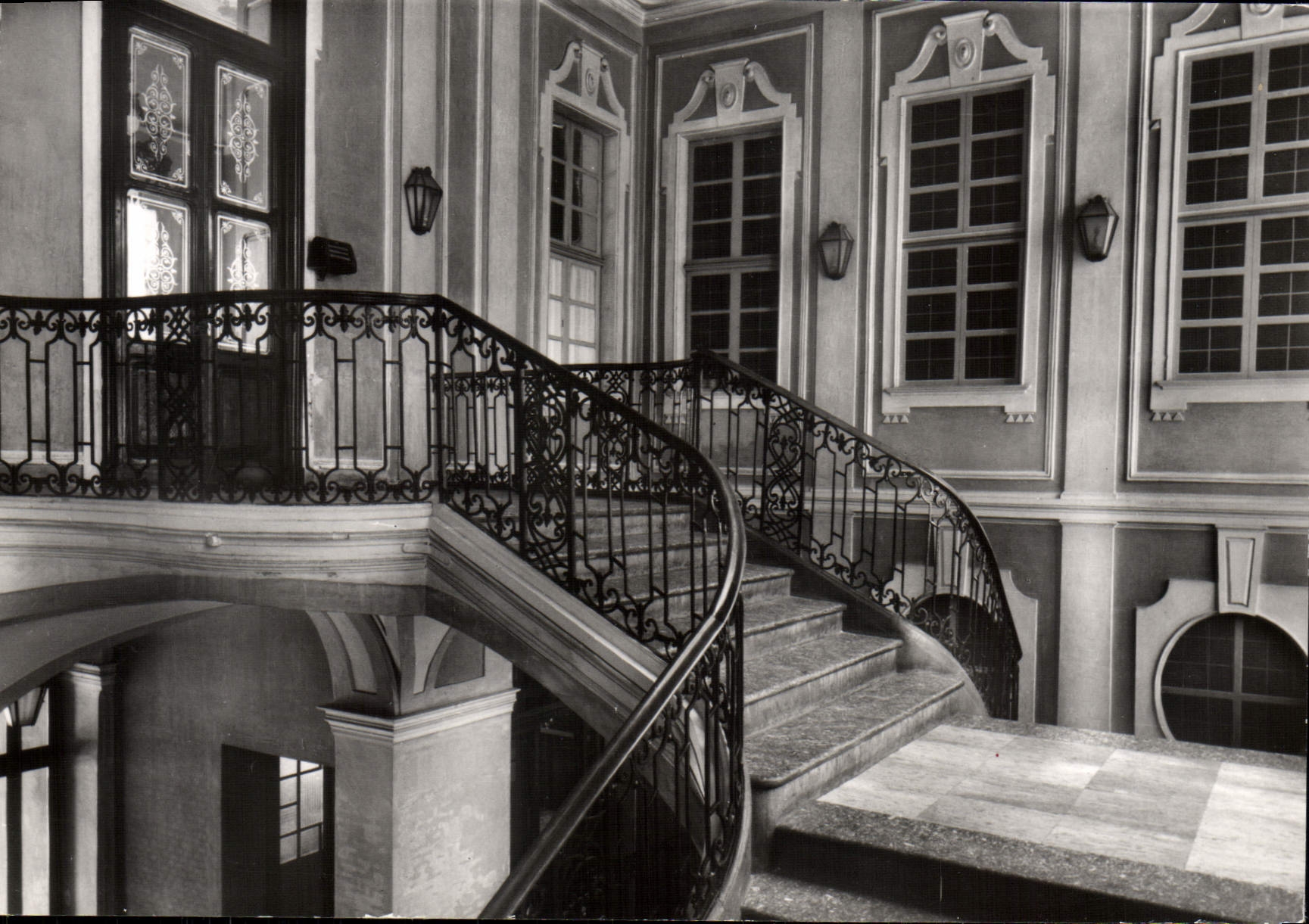 CPM Albergo Tre Re Chieri Scalone Del Juvarra